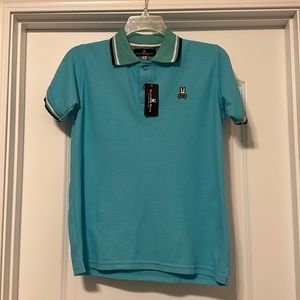 Psycho Bunny Polo - Teal - Size Medium